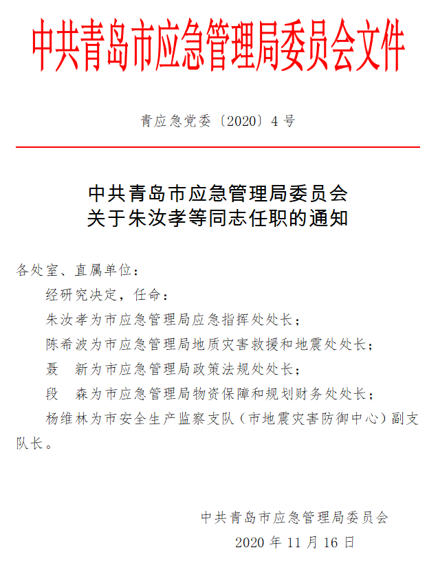 龙口市应急管理局人事大调整，构建更强大的应急管理体系的关键步骤